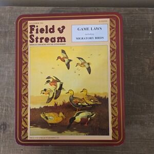 Vintage Field & Stream Magazine Cover Tin 1988 Heirloom Tradition Duck Hunting
